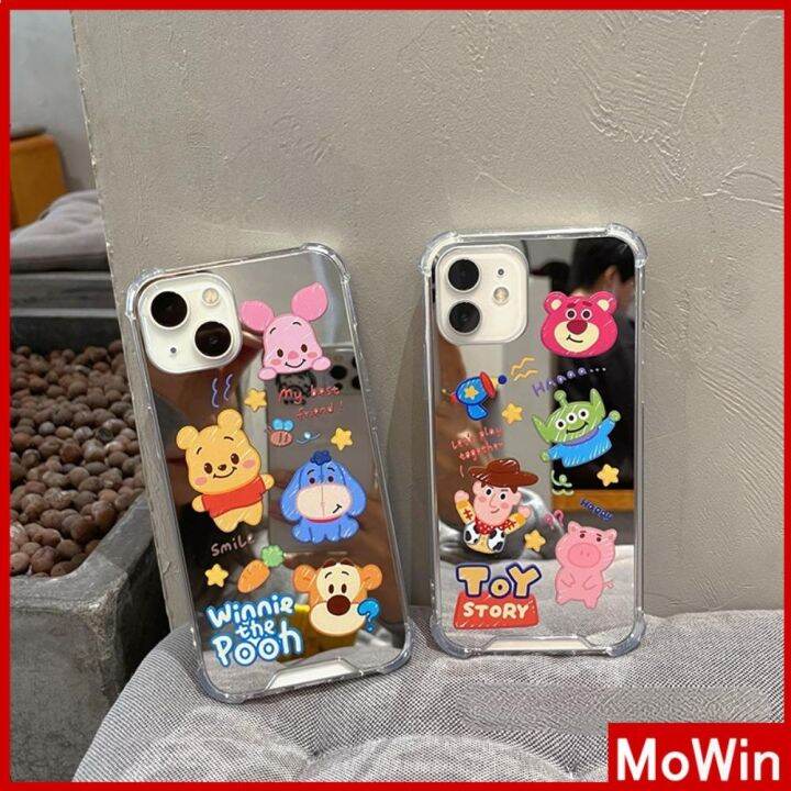 เข้ากันได้สำหรับ-เคสไอโฟน-เคสไอโฟน11-เคสโทรศัพท์-13-pro-max-เคส-iphone-อะคริลิคหรูหรากระจกแต่งหน้าถุงลมนิรภัยกันกระแทกกล้องป้องกันการ์ตู