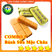 Combo 5 Bánh sữa Mộc Châu Hàng Chính Hãng - Date mới nhất - Vị bánh sữa