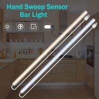 USB Powered LED Under Cabinet Light DC5V Hand Sweep Sensor LED Bar Light Wall Lamp Smart Closet Wardrobe Kitchen Night Lamp