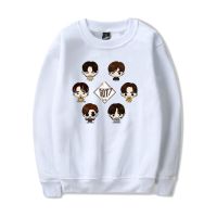 Sudadera con capucha de dibujos animados para hombre y mujer, suéter con estampado de dibujos animados, de manga larga, unisex, talla grande, GOT7