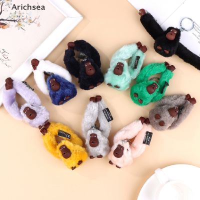 ▧♤ Arichsea พวงกุญแจ จี้ตุ๊กตาลิงน่ารัก ขนเฟอร์เทียม สําหรับห้อยกระเป๋า