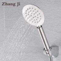 Zhang Ji High Quality Whole Stainless Steel Ultrathin 10cm Big Hand Shower Head Water Saving Nozzle Sprayer Rainfall Shower Head Showerheads