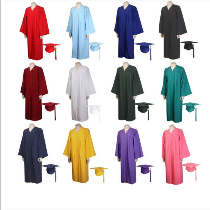 American University Graduation Gown School Uniform Graduation Dress ...