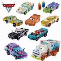 Mcqueen Cars 3 Crash Party Alloy Car Thunder Valley Crash Race Maes School Bus Toy Car Police Car