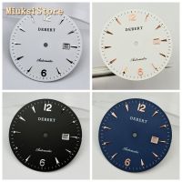 Debert 36.3Mm White/Black/Blue  Stainless Steel Watch Dial Fit Miyota 8205/8215/821A Mingzhu DG2813/3804 Movement