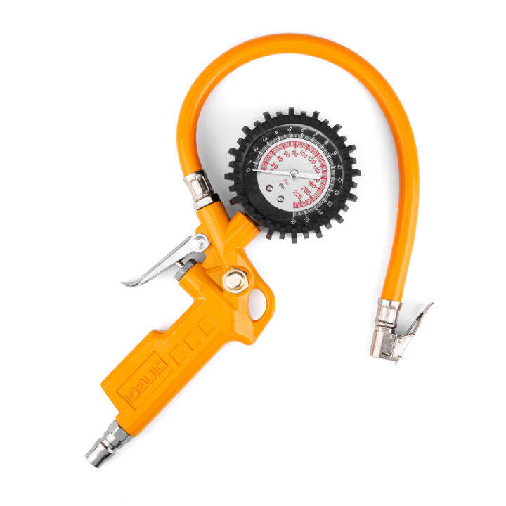 DINGQI Universal Tire Repair Tool Long Tube Tire Pressure Gauge Tire