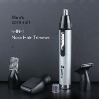 ZZOOI Rechargeable Nose Hair Trimmer Beard Shaver Women Eyebrow Trimmer Multifunctional 4 In 1 Electric Nose &amp; Ear Trimmers 40D