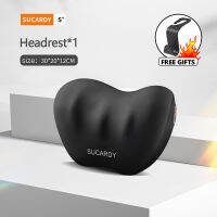 Hot Car Lumbar Support Headrest Neck Pillow Support Universal Soft Travel Car Cushion Pillow Car Space Memory Foam Back Support