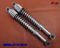 HONDA JX110 CG110 "CHROME" REAR SHOCK SET // โช๊คหลัง สปริงชุบโครม  สินค้าคุณภาพดี