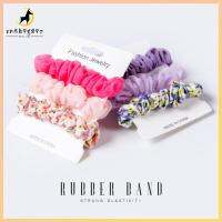 RM5B9G89Z 3pcs แฟชั่นสำหรับผู้หญิง ผ้าชีฟองเส้นด้าย scrunchies อีลาสติก ที่มัดผม เชือกมัดผม ฤดูร้อนฤดูร้อนฤดูร้อน หางม้าหางม้า ยางรัดผม สำหรับผู้หญิง