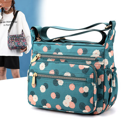 2023 New Korean Style Fashionable Printed Shoulder Bag Multi-Compartment Simple Casual Large Capacity Bag For Women 2023