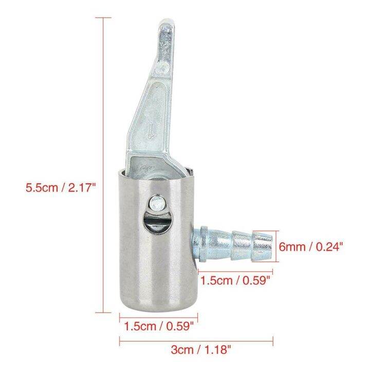 อะแดปเตอร์เชื่อมต่อเครื่องสูบลม6mm-อะไหล่หัวจับดอกสว่านลมยาง