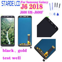 Untuk J600Y J600F J600 Samsung Galaxy J6 2018จอ LCD สำหรับ J600FNds J600G Bahagian Pemasangan