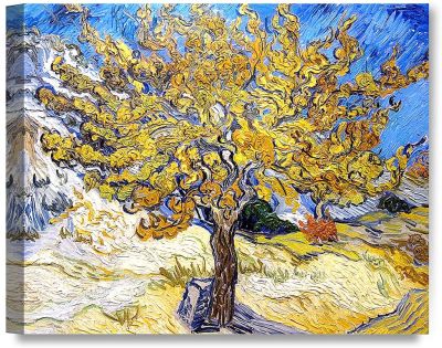 ต้นหม่อน Vincent Van Gogh ศิลปะบนผนังขั้นตอนก่อนทำศิลปะผ้าใบ Giclee สำหรับการตกแต่งบ้าน X