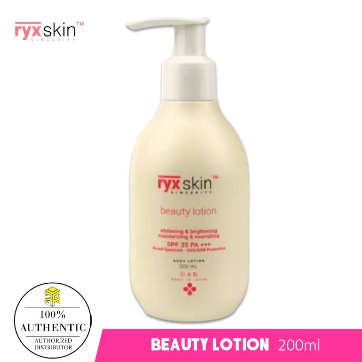 Ryx Skin Beauty Lotion 200ml | Permanent Whitening Lotion