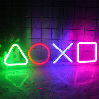 Game Icon Neon Sign Light LED Neon Lamp For PS4 Wall Hanging Atmosphere Night Light Game Room KTV Bar Decoration Birthday Gift