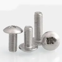 304 Stainless Steel Large Flat Head Machine Screw Mushroom Head Cross Screw Umbrella Head Bolt M6 M8