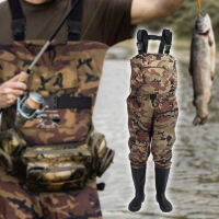 【ในสต็อก】ไนลอน/พีวีซีตกปลา H = Unting กันน้ำหน้าอก Waders W/ ลุยรองเท้าสำหรับผู้ชายและผู้หญิง