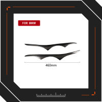 【cw】 Applicable BMW E92 E93 Two Doors 3 Series Light Sticker Carbon Fiber Car Front Large Light Sticker Eyelashes Modified Decorative Accessories ！