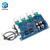 XH-M164 NE5532 โทนเครื่องขยายเสียงบอร์ด Preamplifier แหล่งจ่ายไฟ Dual Channel Audio Amplifier Board การปรับ 4 ทาง