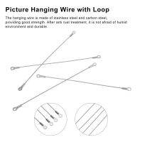 ลวดแขวนภาพ4ชิ้นป้องกันตกห่วงนิรภัยสำหรับแขวนป้ายผ้าม่าน