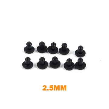 Black Snap-on Hole Plug 2.5mm~30mm Silicone Rubber Blanking End Caps Tube  Pipe