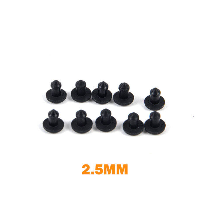 [Carmelun] 10pcs Silicone Rubber Snapon Hole Plug 2.514mm Blanking