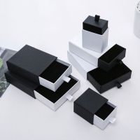 Wholesale Jewelry Box Black and White Drawer Box for Ring Earrings Necklace Bracelet Jewelry Packaging Storage Gift Boxes