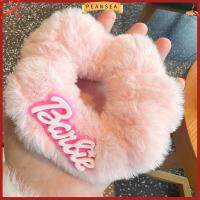 PEANSEA สีทึบทึบ ตุ๊กตาบาร์บี้ scrunchie ตุ๊กตาผ้าพลัฌ แฟชั่นสำหรับผู้หญิง เชือกรัดผม ที่มัดผม อุปกรณ์เสริมผม ยางรัดผม สำหรับผู้หญิง