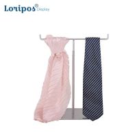 Simple Scarf Tie Display Rack High Grade Stainless Steel Metal Scarf Rack Scarf Display Stand Necktie Display Rack Table Shelf