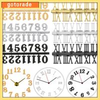 GOTORADE 1 Set DIY เครื่องมือซ่อม ดิจิทัล อะไหล่นาฬิกาควอตซ์ เลขโรมัน อุปกรณ์เสริมนาฬิกาตัวเลข เลขอารบิก