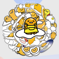 Tumato สติกเกอร์ของเล่นโทรศัพท์กันน้ำสติ๊กเกอร์กราฟฟิตี Gudetama อนิเมะการ์ตูน50ชิ้น/เซ็ต