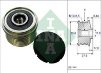 มู่เล่ย์ไดร์ชาร์จ LANCER EX 4B10 1.8 4B11 2.0 MAZDA2 MAZDA3 ZJ 1.3 Z6 1.6 MARCH 1.2 FORESTER FB20 2.0 FB25 2.5 INA