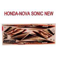 สติ๊กเกอร์ติดรถมอเตอร์ไซด์ สำหรับ HONDA-SONIC NEW ปี2004 สีเงิน