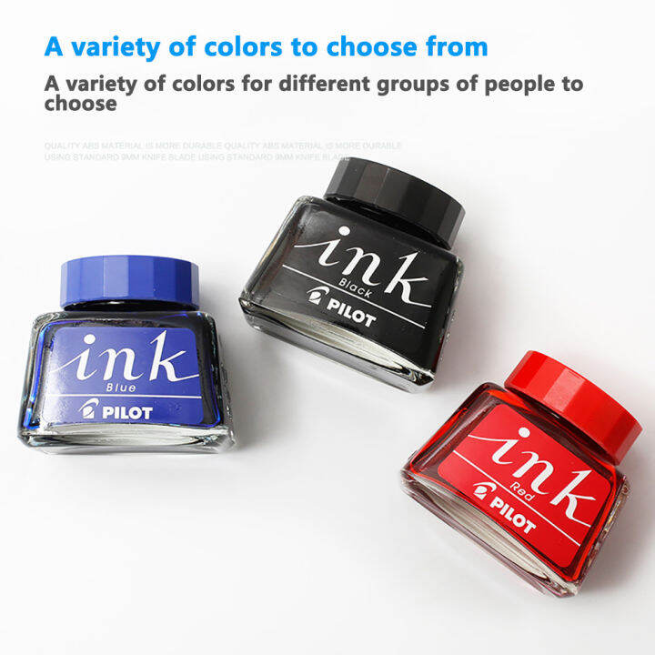 japan-pilot-fountain-pen-ink-ink-30หมึกที่ไม่ใช่คาร์บอนไม่ใช่เรื่องง่ายที่จะบล็อกปลาย30มล-เครื่องเขียนกันน้ำและแอลกอฮอล์