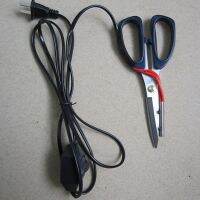 1pc Electric Heating tailor scissors Power hot shears knife heated pen working indicator for cloth cutting Handtool parts Accessories
