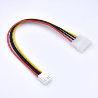 20เซนติเมตร18awg Molex 4pin ไปฟล็อปปี้ดิสก์4 Pin Fdd สายอะแดปเตอร์จ่ายไฟพลังงานฟลอปปี้