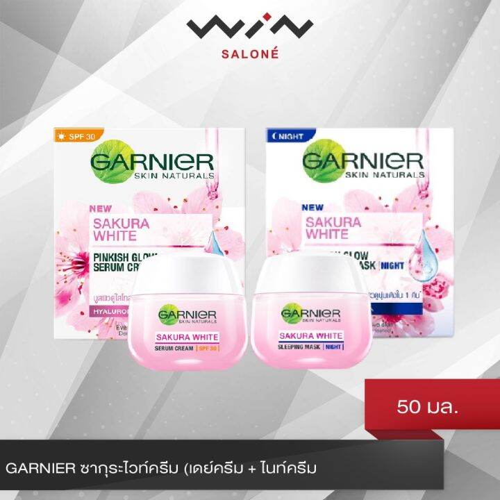 garnier-การ์นิเย่-ซากุระไวท์-พิงคิช-โกลว์-ครีม-เดย์-50-มล-ไนท์-50-มล