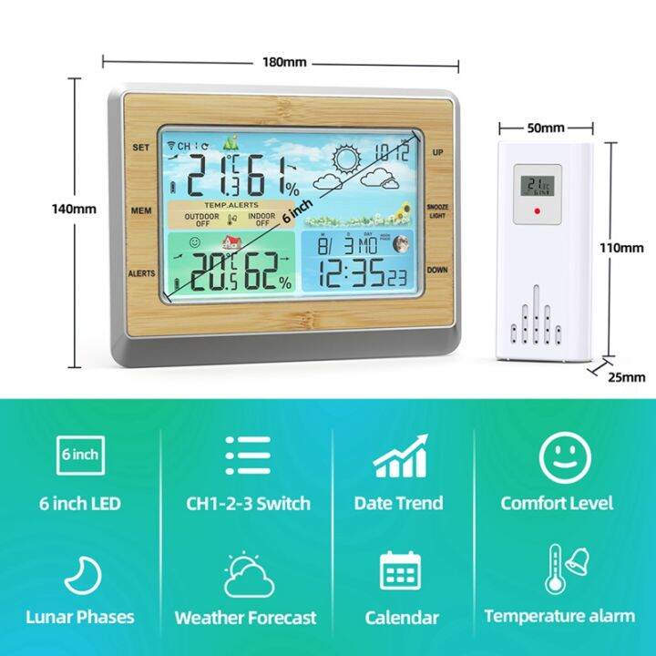 wireless-temperature-amp-humidity-sensor-with-one-transmitter-color-screen-switch-digtal-backlight-weather-station