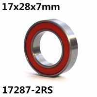 1pcs MR17287-2RS 17x28x7 mm GCR15 ball bearing bike wheels bottom bracket repair bearing Axles  Bearings Seals