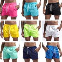 New Product Summer Mens Beach Shorts M Flower Printed 2021 New Casual Sport Fitness Elastic Waist Drawstring Male Sweatpants