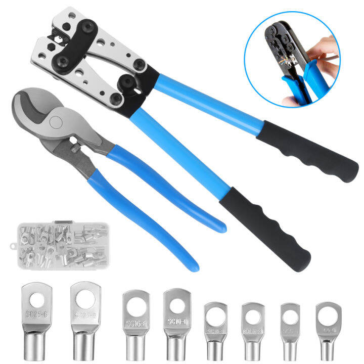 Battery Cable Crimping Tool 101/0 AWG for Battery Terminal Crimper