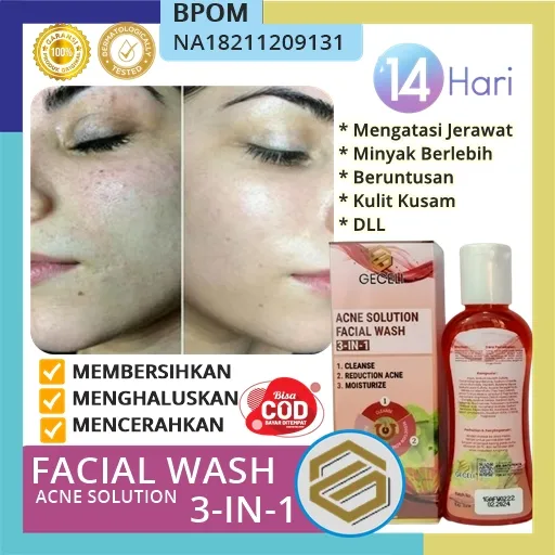 Sabun Muka Penghilang JERAWAT dan KULIT SENSITIF SEKALIPUN GECELI