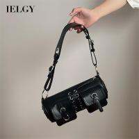 IELGY Bags New Women S Dark Hot Girl Armpit Bag Advanced Texture Strap Design Shoulder Bag กระเป๋าสะพายข้างอเนกประสงค์