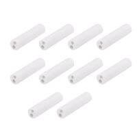 【YD】 10Pcs 1.7mm Bore Tube Alumina Bushing Temperature Insulating Pipe for Electric Heating Element