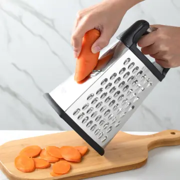 Box Grater,Professional Cheese Grater,Stainless Steel Handheld Kitchen  Shredder for Parmesan Cheese,Ginger,Vegetable,Potato