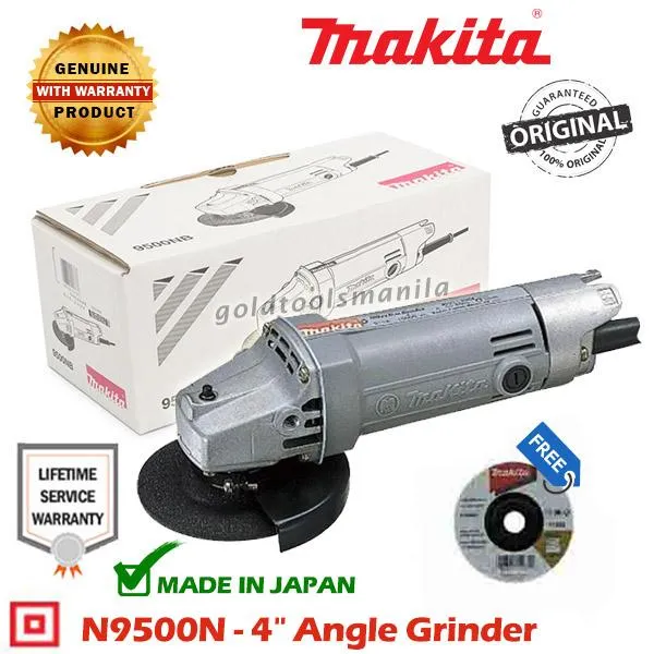 MAKITA N9500N 4″ Angle Grinder with Free Disc (MADE IN JAPAN) Lazada PH
