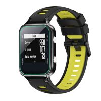 สำหรับวิธีการ Garmin S20แถบสองนาฬิกาซิลิโคนสี (สีดำ + สีเหลือง) (ขายเอง)