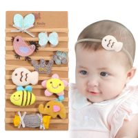 【YF】 Baby Girl Animals Headbands Infant Hair Accessories Accessory Newborn Headwear Tiara Headwrap Gift Toddlers Bandage Ribbon