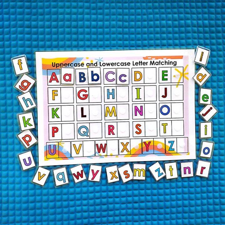 MERKATO Detachable Laminated Learning Materials (Letter Matching